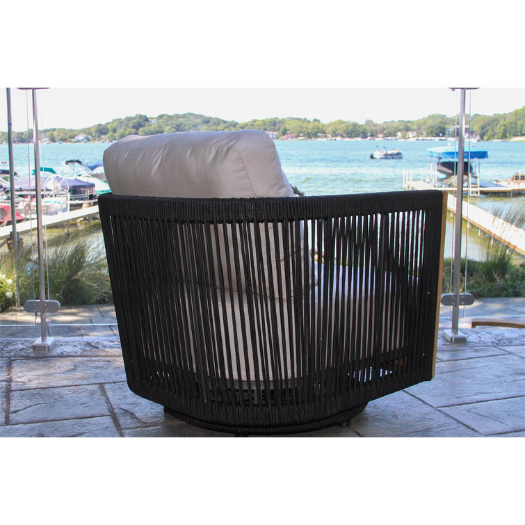 Outdoor swivel chairs with sunbrella cushions discount